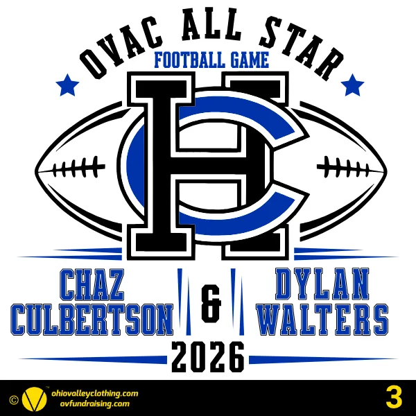 Harrison Central OVAC All Star Football 2026 Design 03