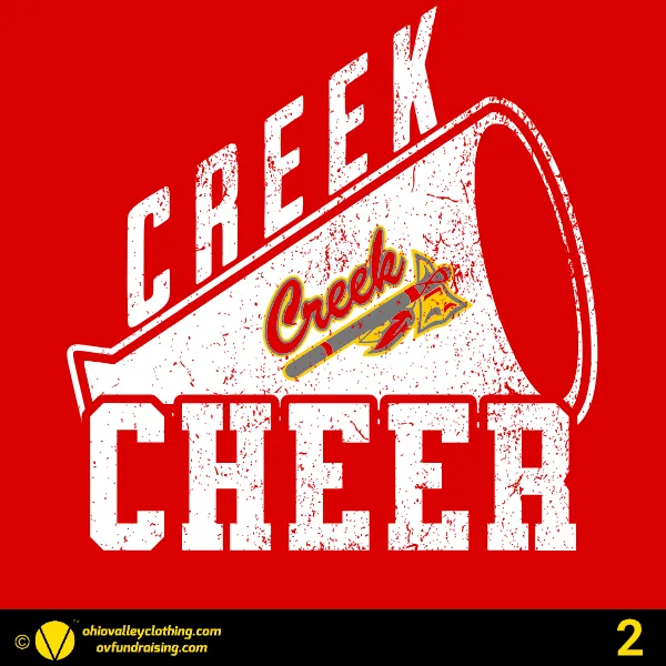 Creek Youth Cheerleaders 2024- Design 02