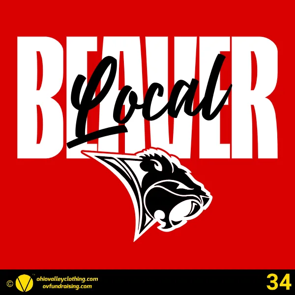 Beaver Local Touchdown Club 2025 Design 34