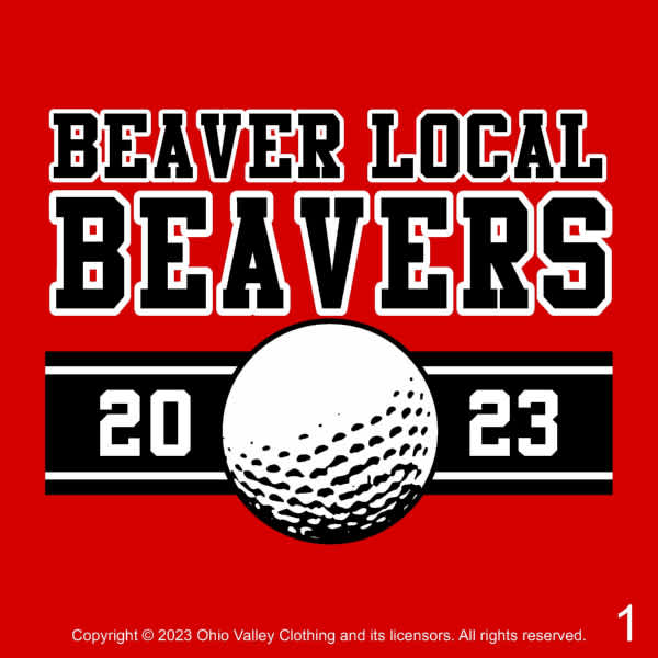 Beaver Local Golf 2023 Fundraising Sample Designs