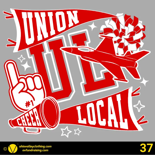 Union Local Little Jets Cheer 2026 Design 37