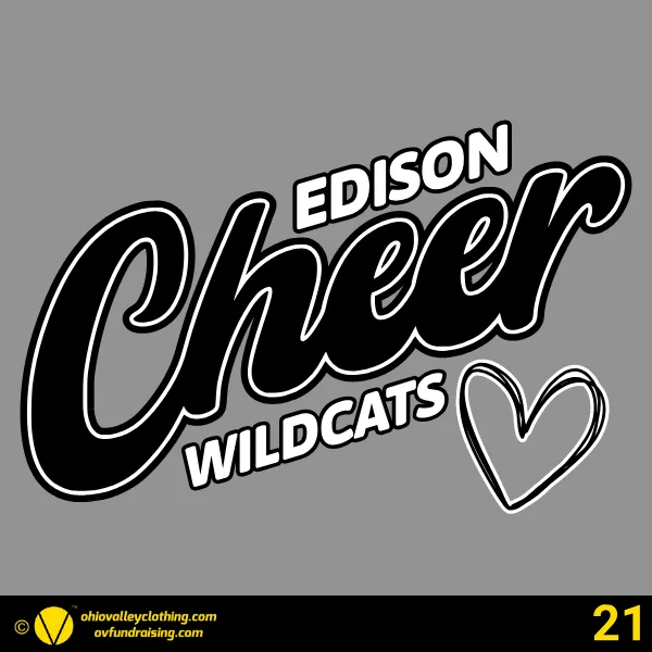 Edison High School Cheer 2024 Design 21