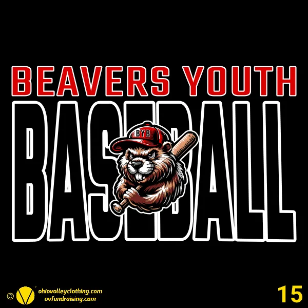 Beaver Youth Baseball 2025 Design 15