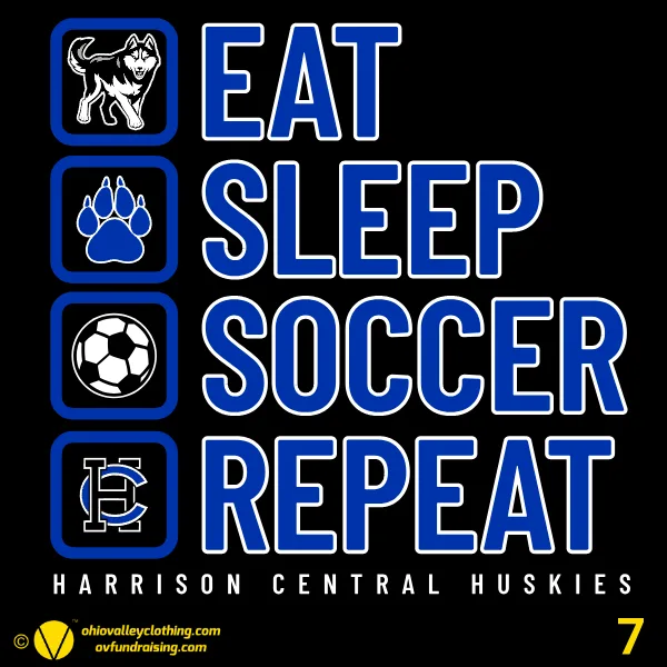 Harrison Central Huskies Soccer 2026 Design 07