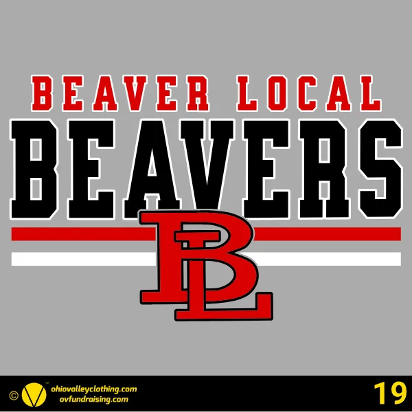 Beaver Local Red Pride Band Boosters 2026 Design 19
