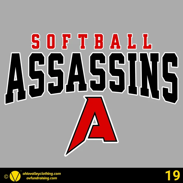 Assassins Softball Spring 2026 Design 19