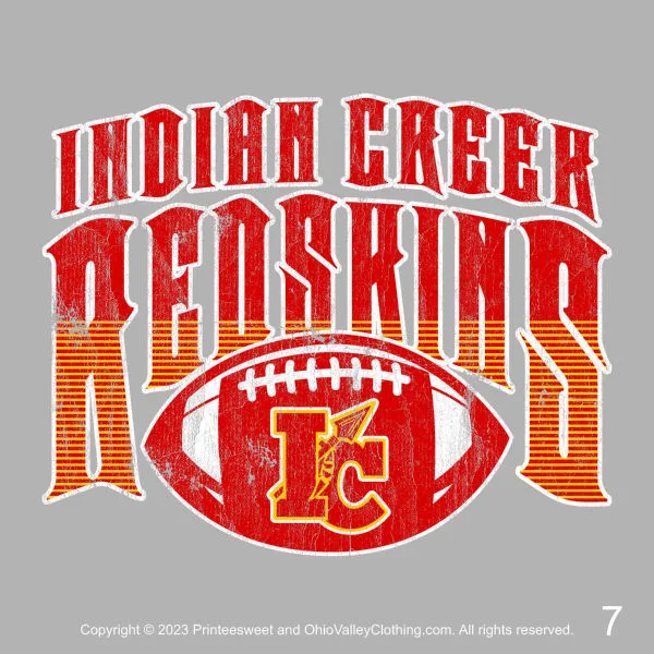 Indian Creek Boosters 2023 Football Designs Page 07