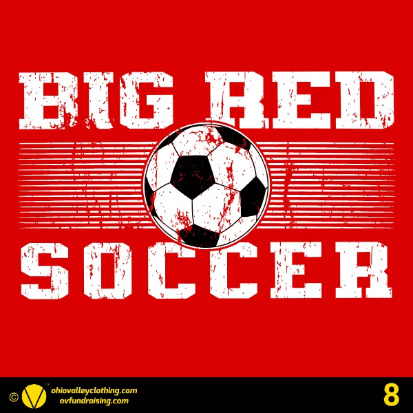 Steubenville Big Red Boys Soccer 2025 Design 08