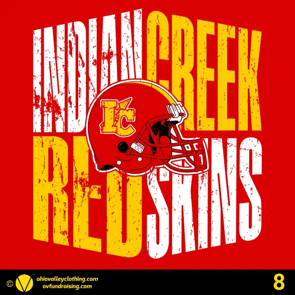 Indian Creek Football Boosters 2025 Design 08
