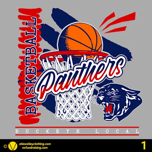 Buckeye Local Junior Panthers Basketball 2026 Fundraising Sample Designs