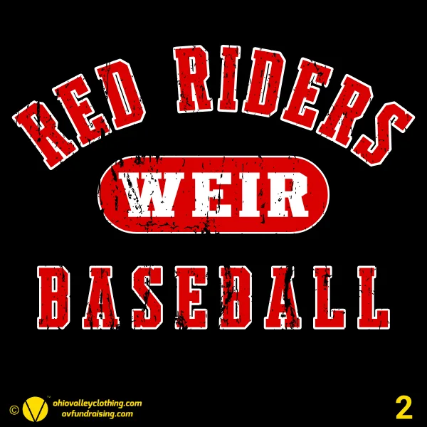 Weir Middle School Baseball 2026 Design 02