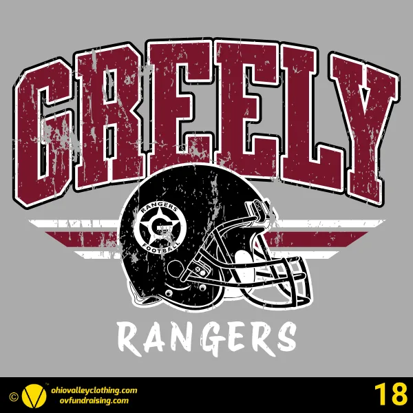 Greely Rangers Football 2026 Design 18