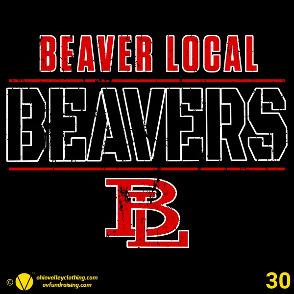 Beaver Local Red Pride Band Boosters 2026 Design 30