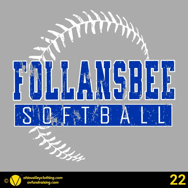 Follansbee Baseball & Softball Association 2025 Design 22