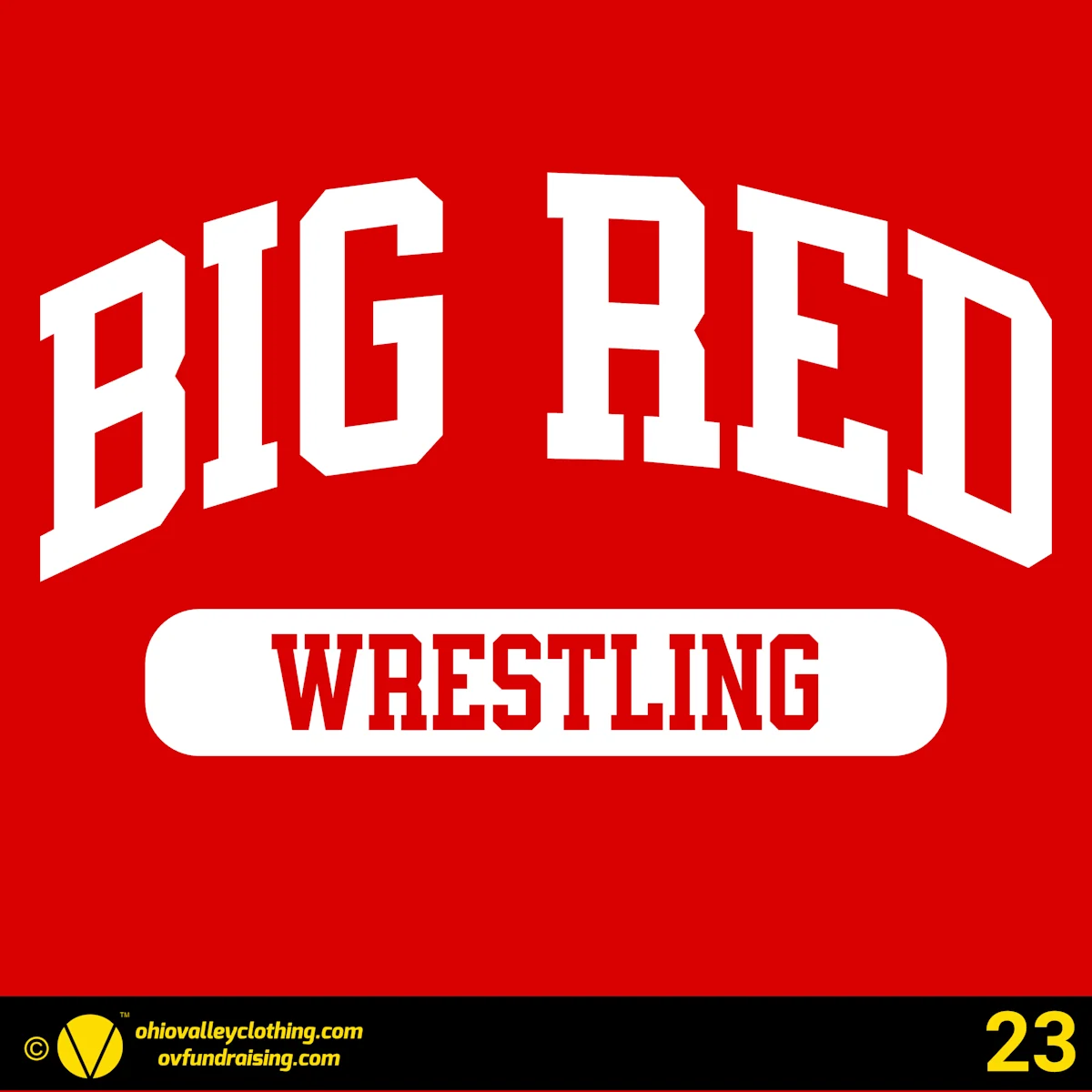 Steubenville Big Red Wrestling 2025-26 Design 23