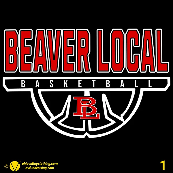 Beaver Local Boys Basketball 2024-2025 Design 01