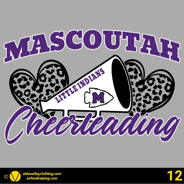 Mascoutah Little Indians Football and Cheer 2026 Design 12