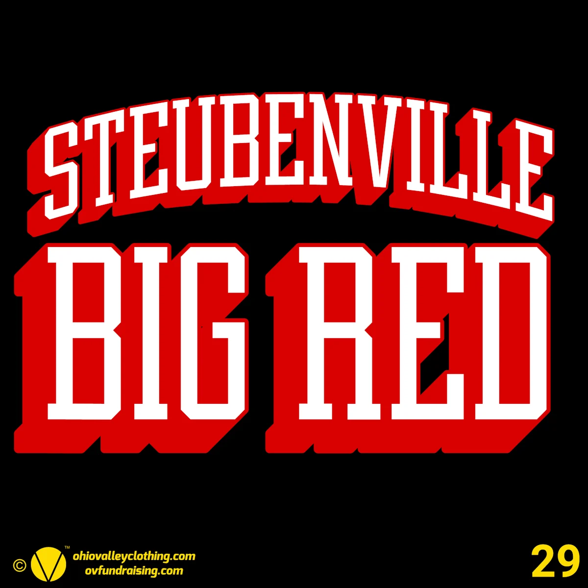 Steubenville Big Red Wrestling 2025-26 Design 29