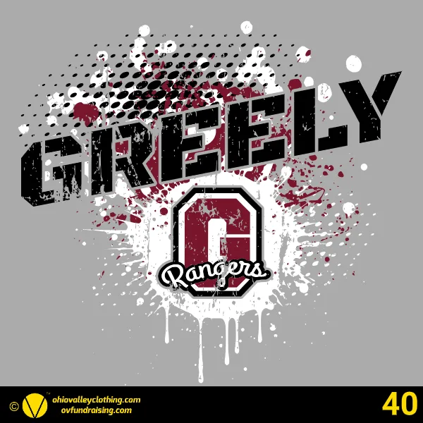 Greely Rangers Football 2026 Design 40