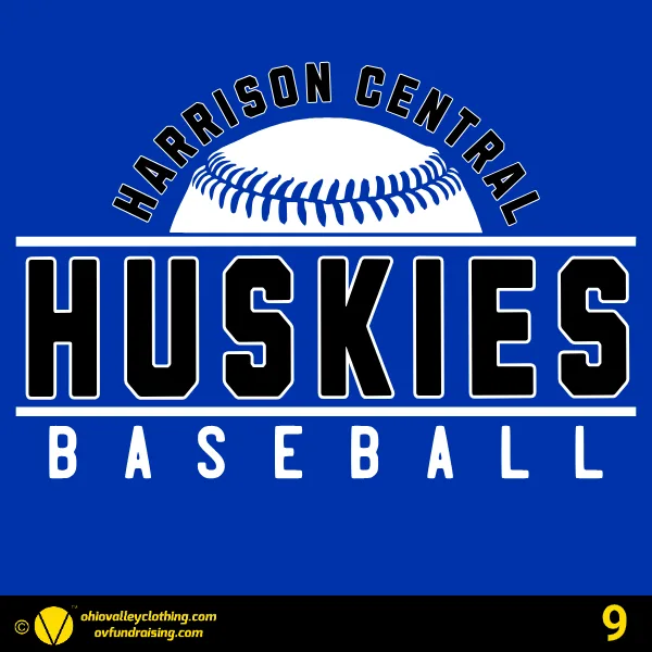 Harrison Central Youth Baseball Association 2025 Design 09