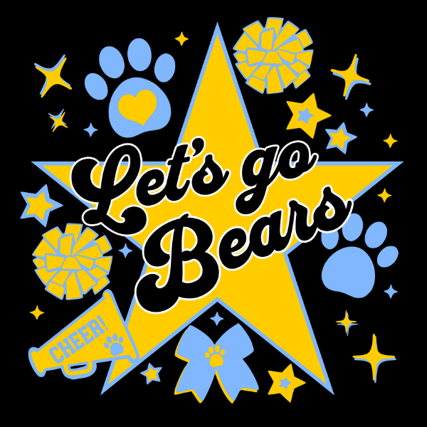 Oak Glen Jr. Bears Cheer 2025 logo
