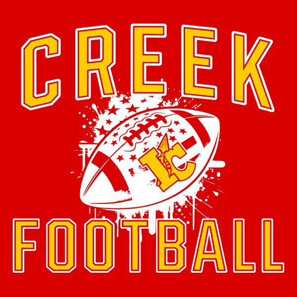 Indian Creek Middle School Football 2024 logo