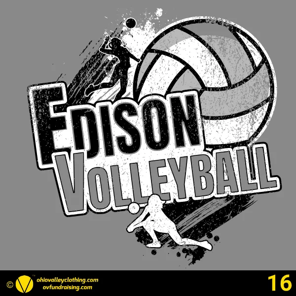 Edison Volleyball 2024- Design 16