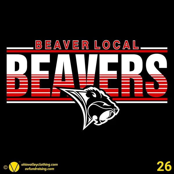 Beaver Local Boys Basketball 2024-2025 Design 26