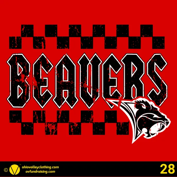 Beaver Local Red Pride Band Boosters 2026 Design 28