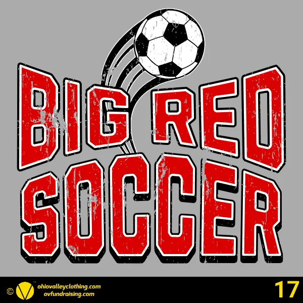 Steubenville Big Red Boys Soccer 2025 Design 17