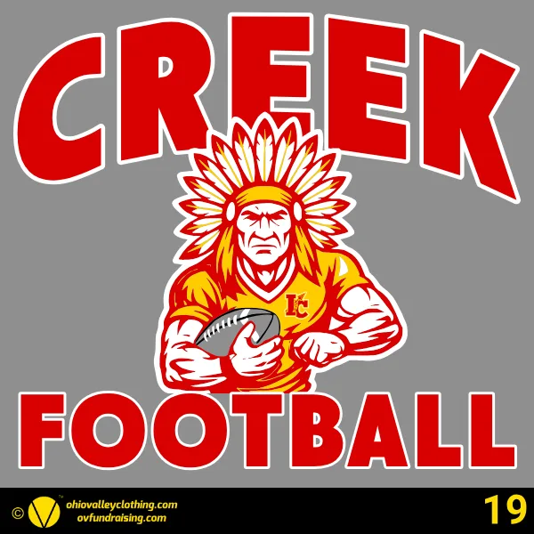 Indian Creek Football Boosters 2026 Design 19