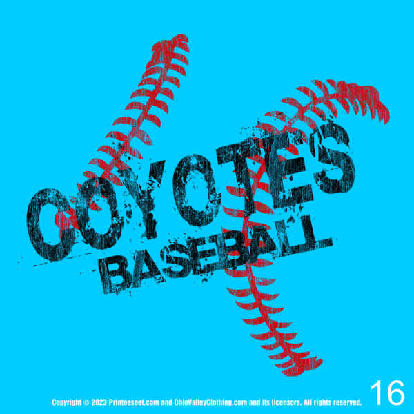 SV Coyotes Baseball 2023 Fundraising Sample Designs SV Coyotes Baseball 2023 Fundraising Design Page 16