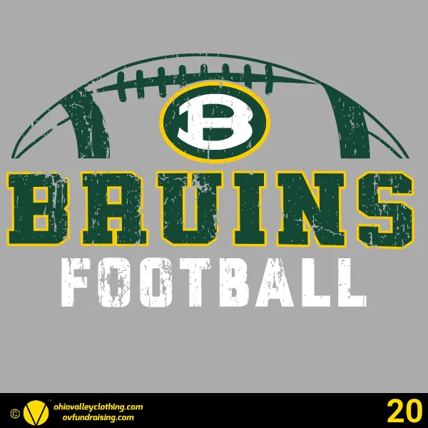 Brooke Middle School Football 2025 Design 20