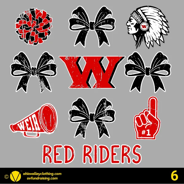 Weir Middle Cheer Parent Group 2025 Design 06