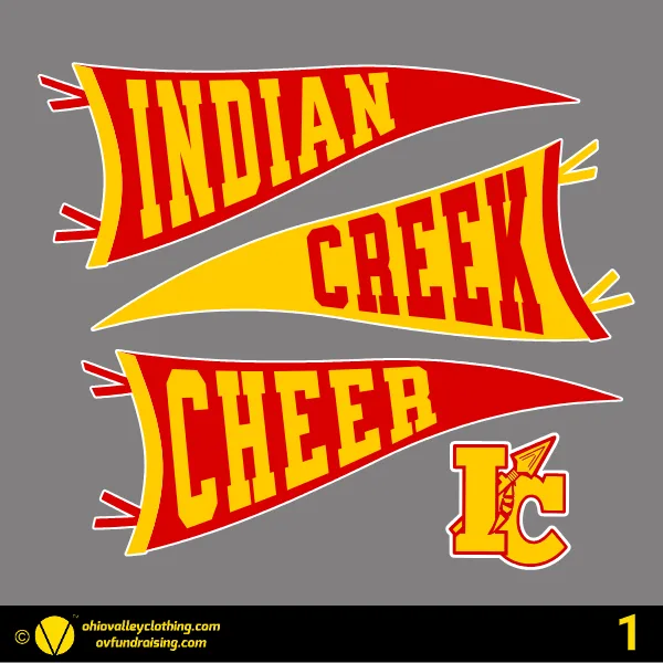 Indian Creek High School Cheerleaders 2025 Design 01