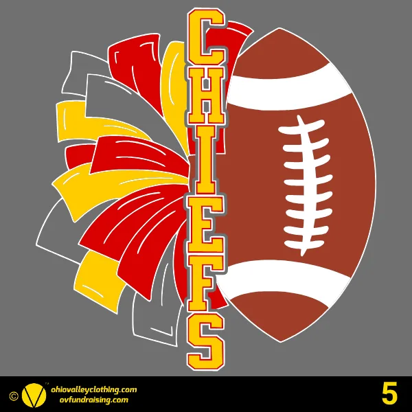 Indian Creek Youth Football and Cheering 2025 Design 05