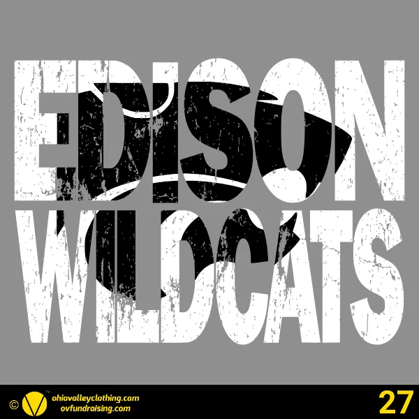 Edison Jr. Wildcats Football 2025 Design 27