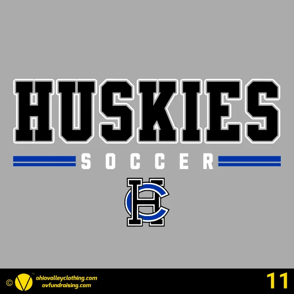 Harrison Central Huskies Soccer 2026 Design 11