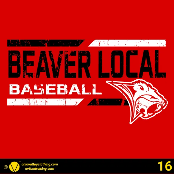 Beaver Local Baseball 2026 Design 16