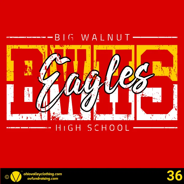 Big Walnut High School Swim Team 2026 Design 36