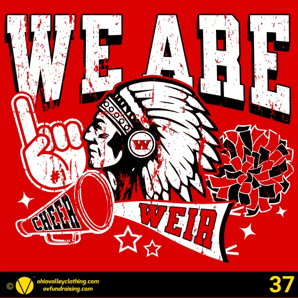Weirton Steelers Cheering Organization 2026 - Design 37