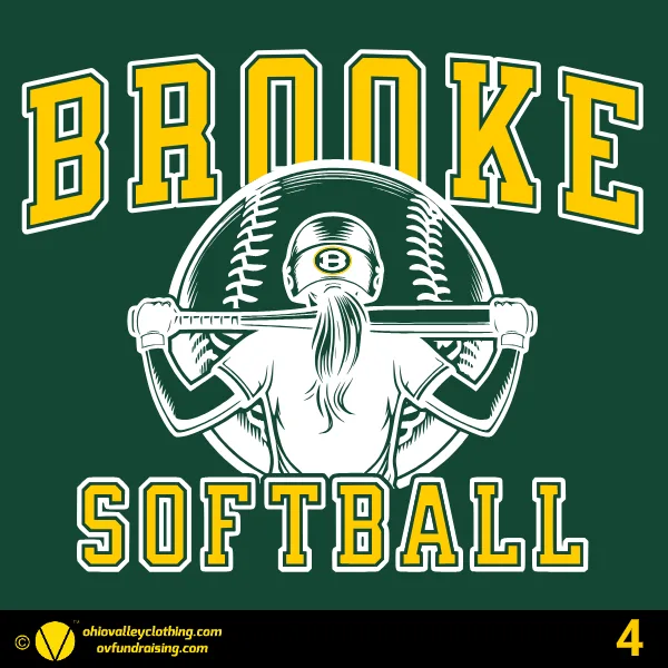 Brooke Middle School Softball 2025 Design 04
