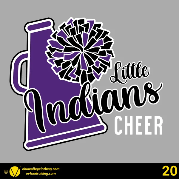 Mascoutah Little Indians Football and Cheer 2026 Design 20