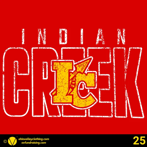 Indian Creek Middle School Football 2024 Design 25