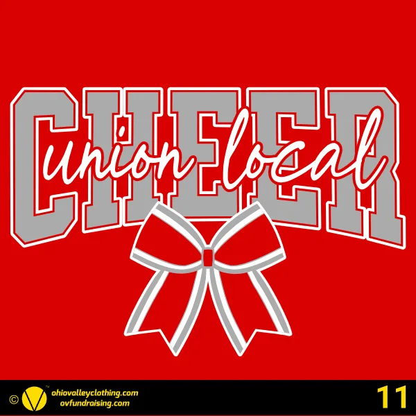 Union Local Little Jets Cheer 2026 Design 11