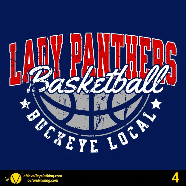 Buckeye Local Lady Panthers Basketball 2025-26 Design 04