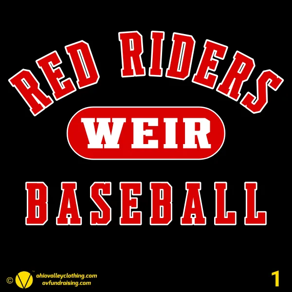 Weir Middle School Baseball 2026 Design 01