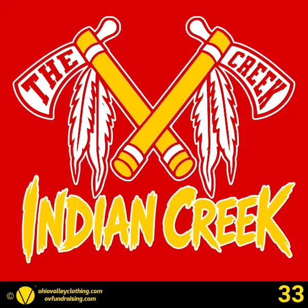 Indian Creek Football Boosters 2026 Design 33
