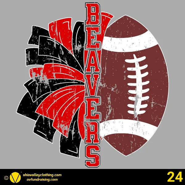 Beaver Local Touchdown Club 2025 Design 24