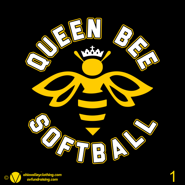Queen Bee Softball Sample Designs 2024 Queen Bee 2024 Fundraising Sample Design 01
